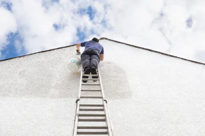 Peinture extérieure à Liglet — façades et ravalement